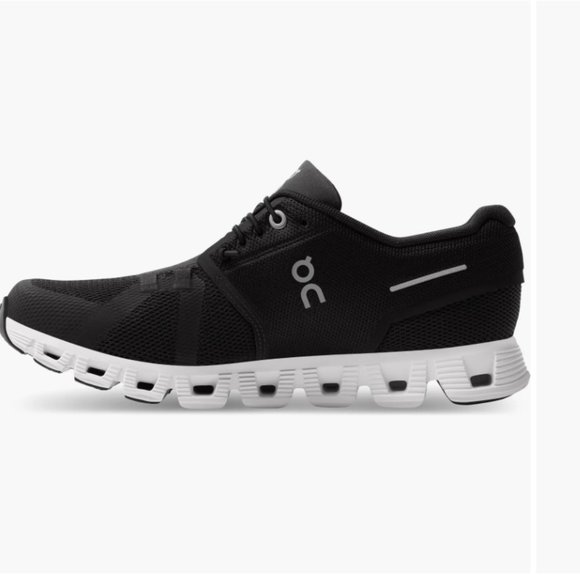 On Running Women's Black and White Athletic Shoes - Picture 1 of 2